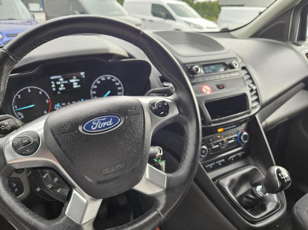 Ford Transit Connect 1.5 EcoBlue L2 Airco Trekh 100 PK, Auto's, Bestelauto's, Gebruikt, Euro 6, 4 cilinders, Wit