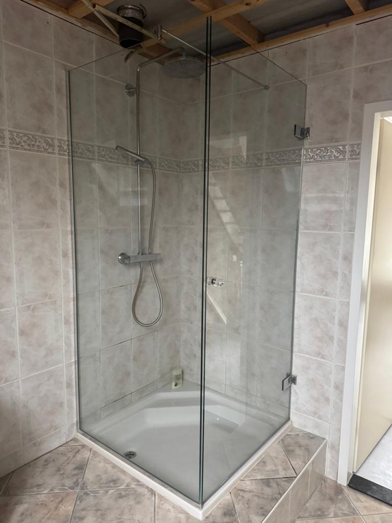 Douchewand en deur, 90x90x190cm, Ophalen, Gebruikt