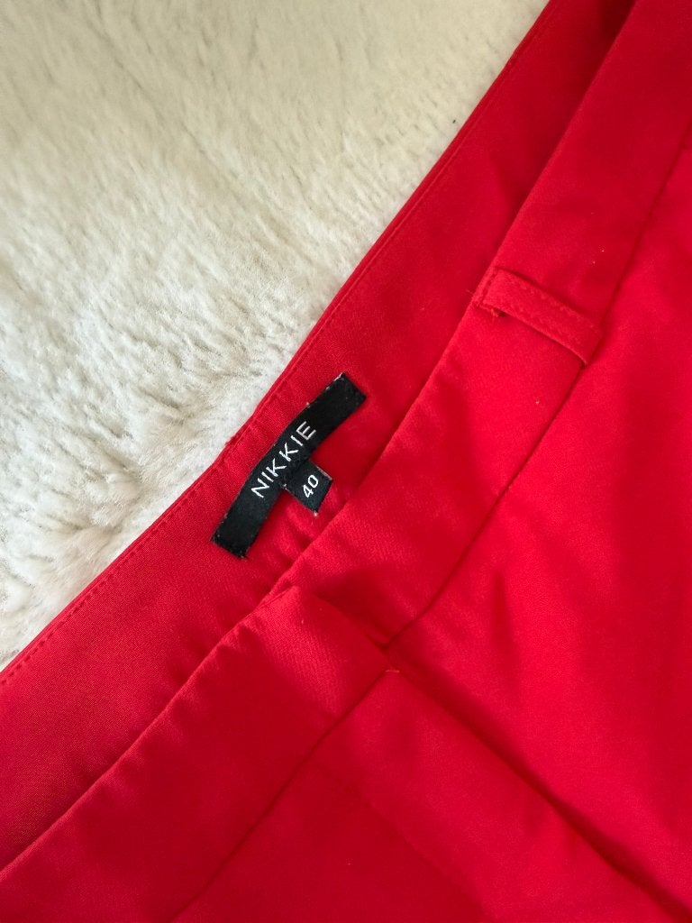 Nikkie pantalon rood mt 40, Maat 38/40 (M), Verzenden, Nikkie, Lang