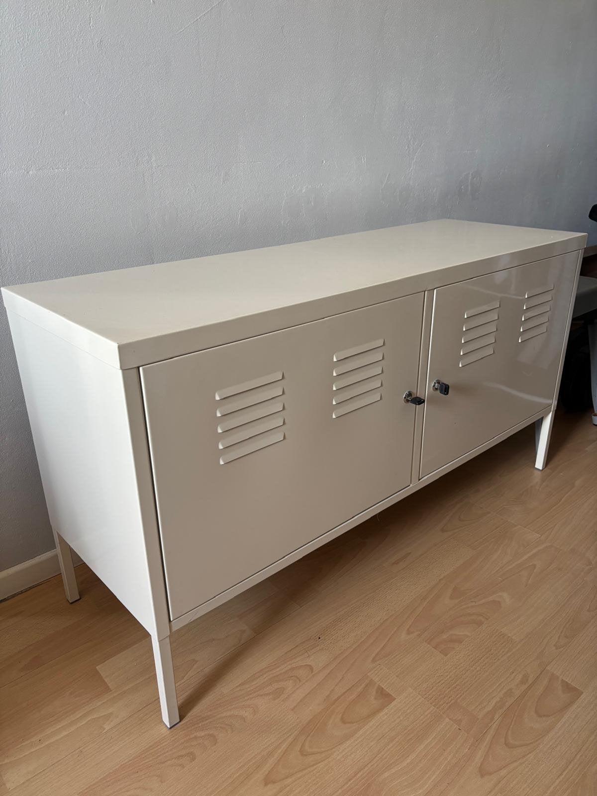 Wit metalen locker kastje IKEA, Ophalen, Gebruikt