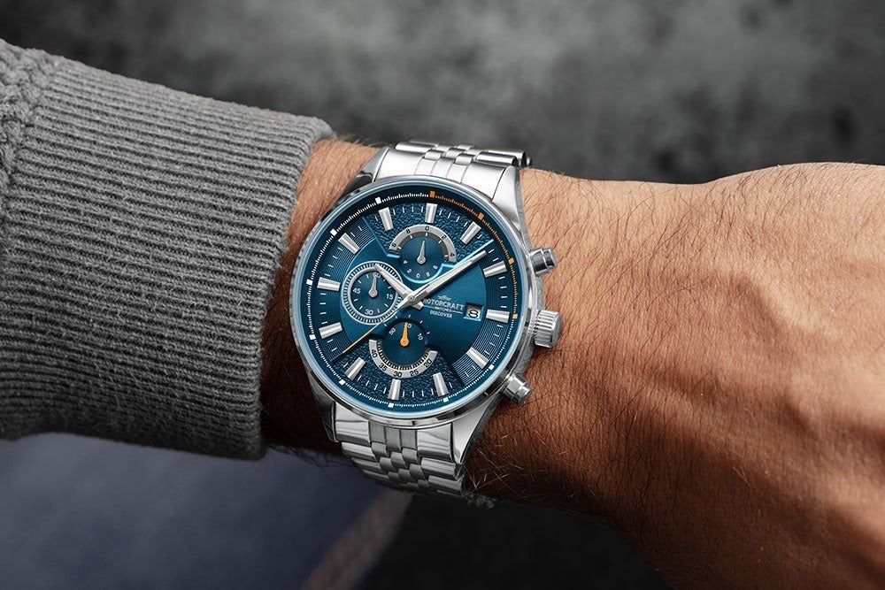 ROTORCRAFT heren horloge, Overige merken, Staal, Staal, Polshorloge