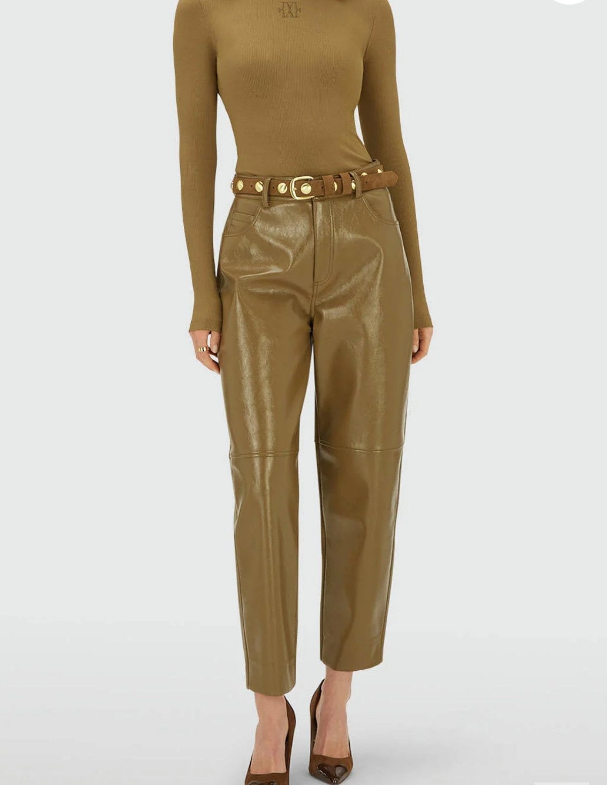 NIEUW JOSH V BROEK RAE LAKLOOK OLIJFGROEN MAAT S 36, Ophalen of Verzenden, Nieuw, Maat 36 (S), Groen