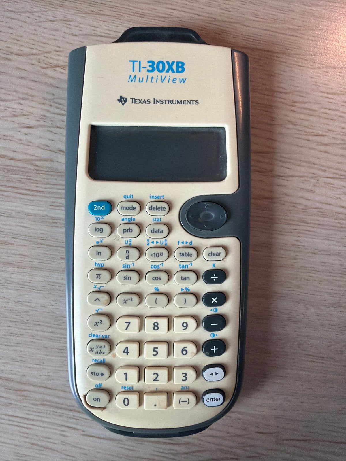 Texas Instruments TI-30XB Multiview rekenmachine, Ophalen, Gebruikt