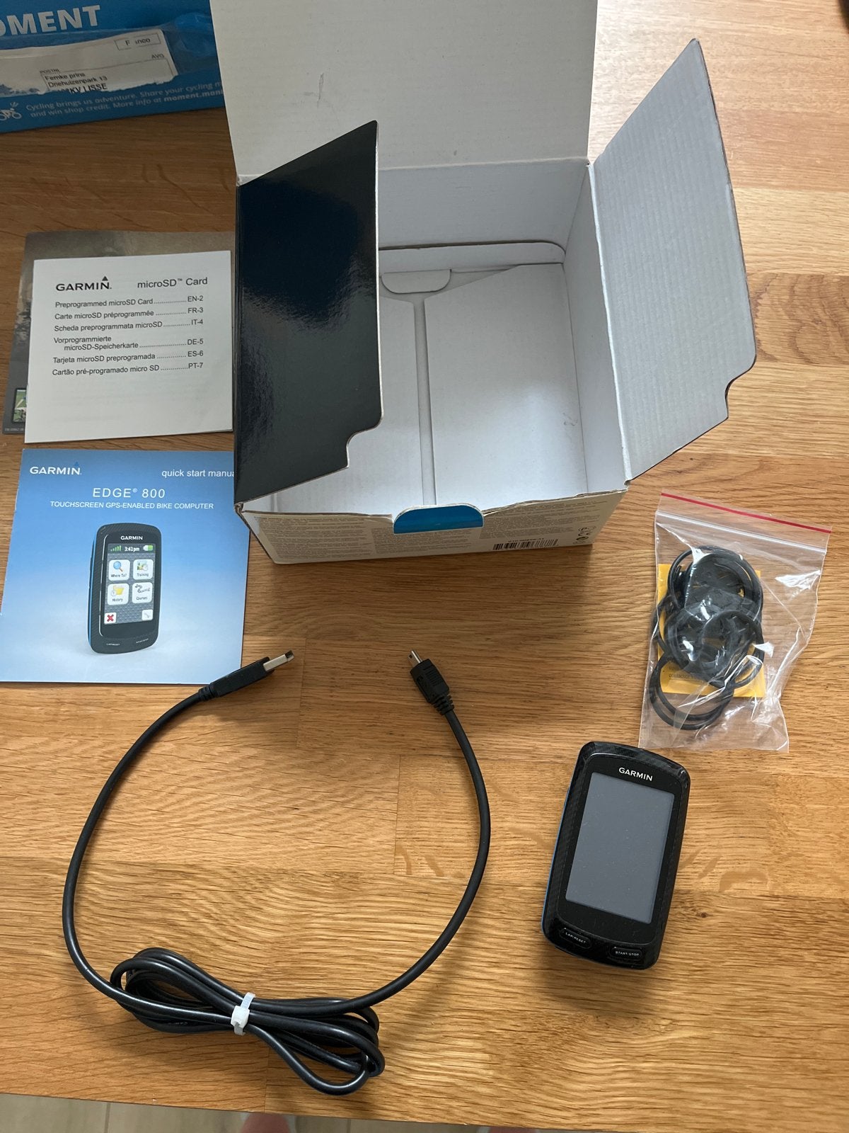Garmin Edge 800 GPS Fietscomputer, Fietsen en Brommers, Fietsaccessoires | Fietscomputers, Ophalen of Verzenden, GPS, Zo goed als nieuw