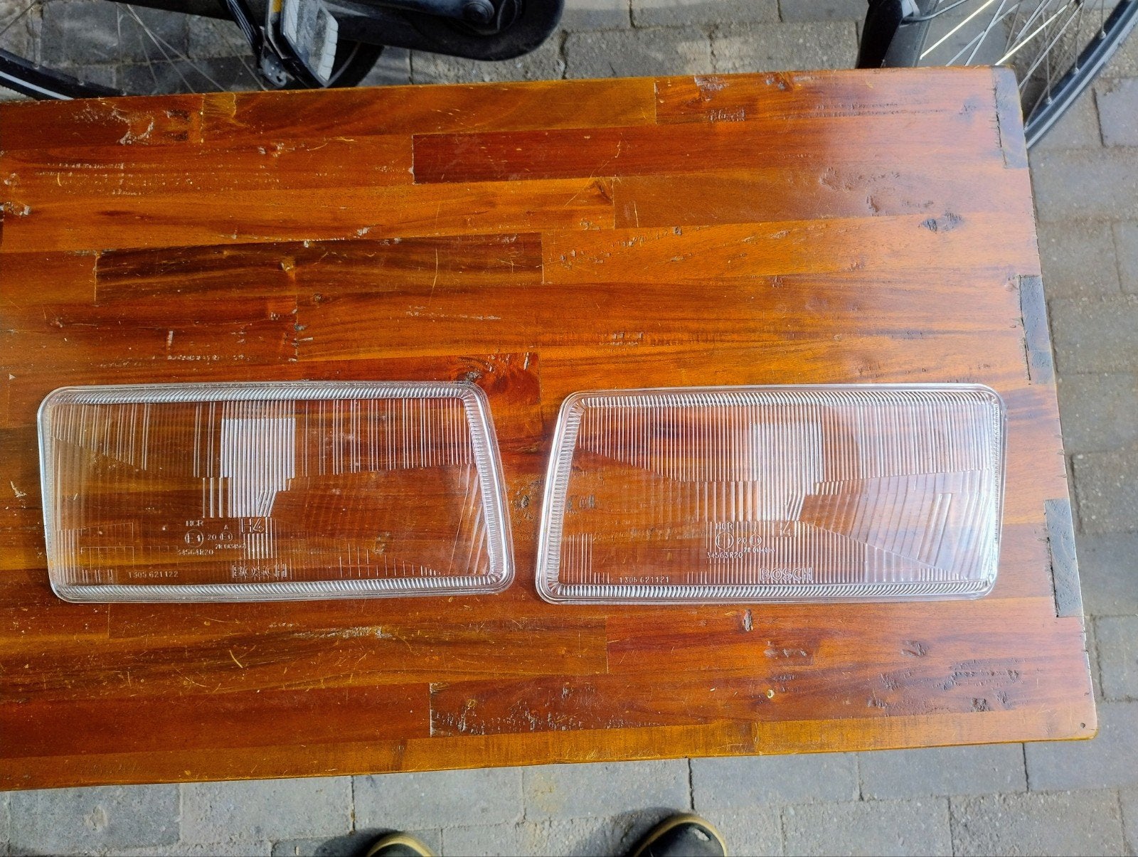 Koplampglazen Audi 80 B3 - Bosch, Auto-onderdelen, Ophalen, Gebruikt, Audi