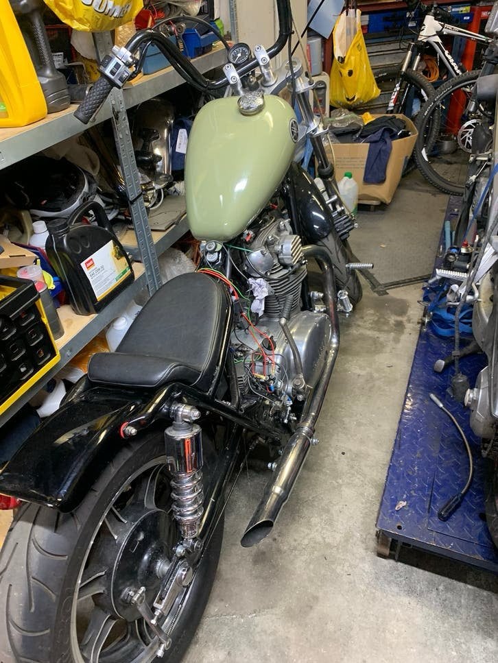 XS 650 chopper project, Motoren, Ophalen
