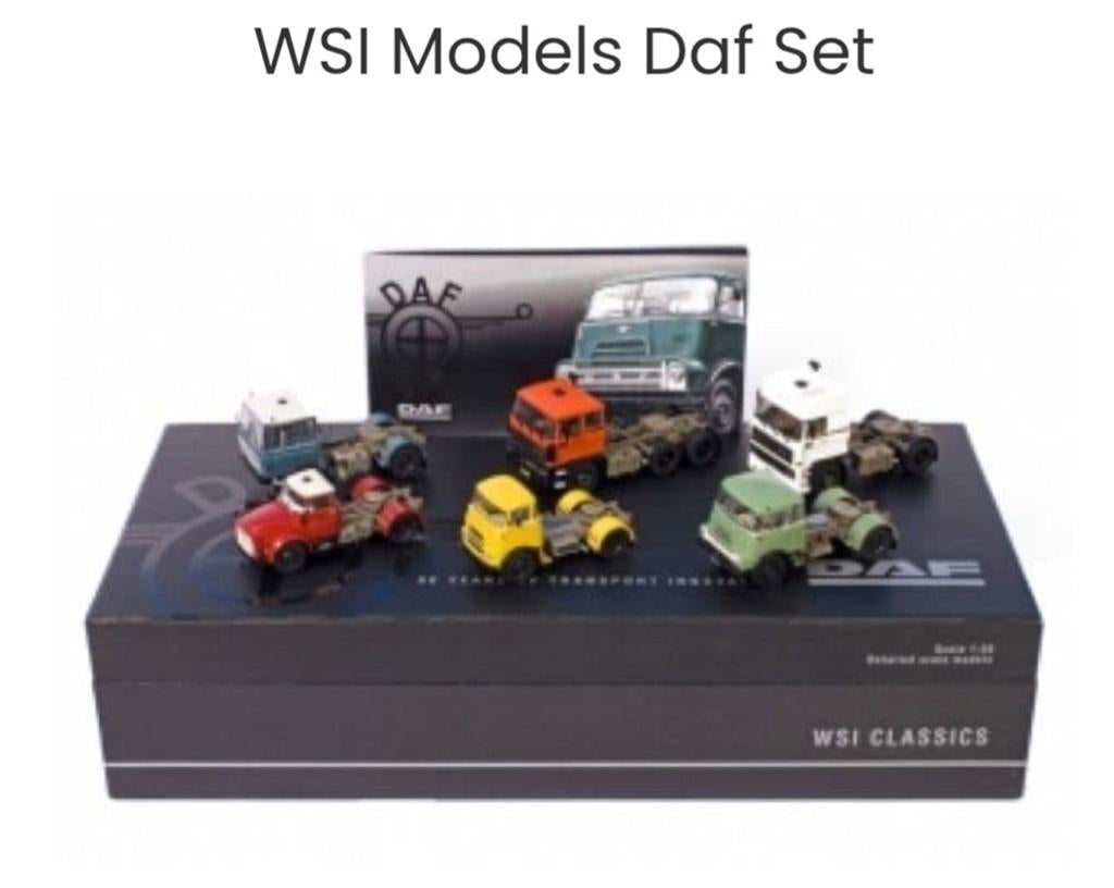 Wsi daf classics 1:50 set nieuw, Ophalen of Verzenden, Nieuw, Bus of Vrachtwagen, Wsi