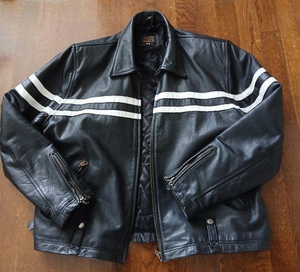 leren herenjas, Kleding | Heren, Maat 52/54 (L), Onbekend, Zwart, Ophalen of Verzenden