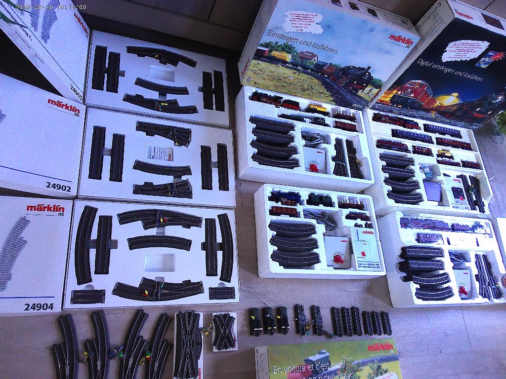 Marklin treinsets met c rail sets (lezen), Hobby en Vrije tijd, Modeltreinen | H0, Wisselstroom, Ophalen of Verzenden, Märklin