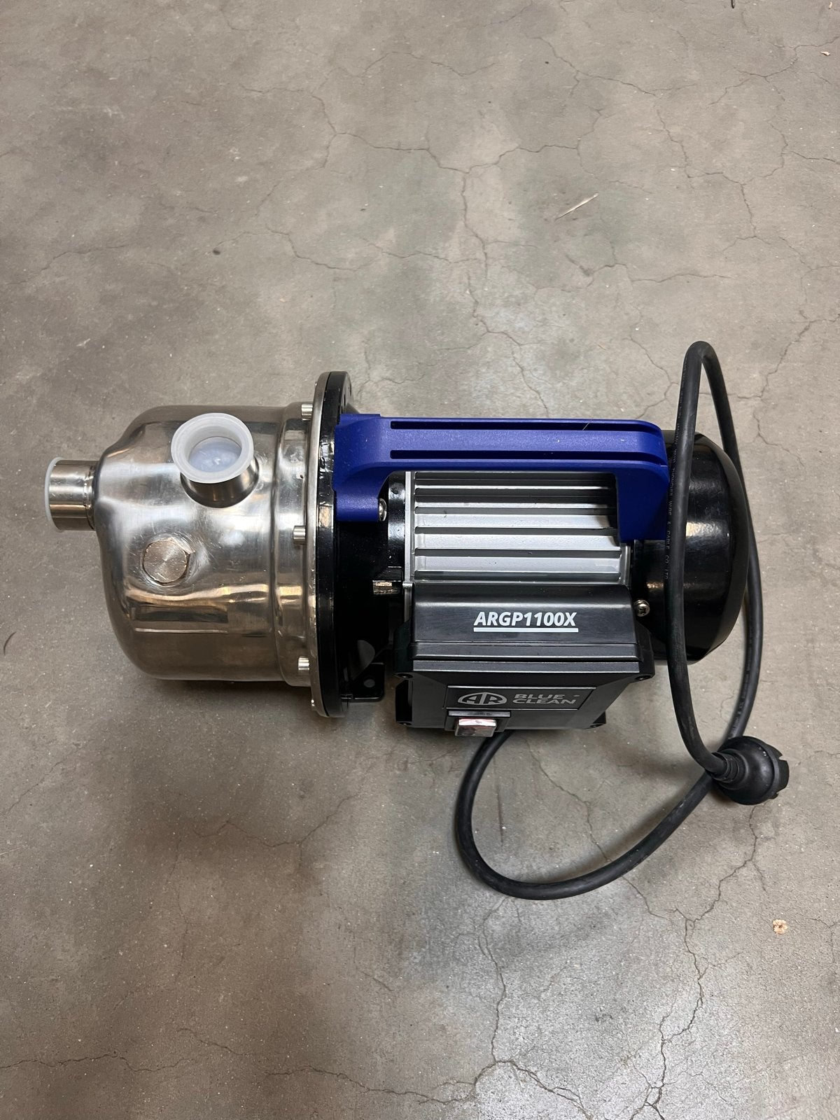 Blue Clean ARGP1100X Hydrofoorpomp - Zelfaanzuigend, Ophalen of Verzenden, Zo goed als nieuw, Elektrisch, Hydrofoorpomp