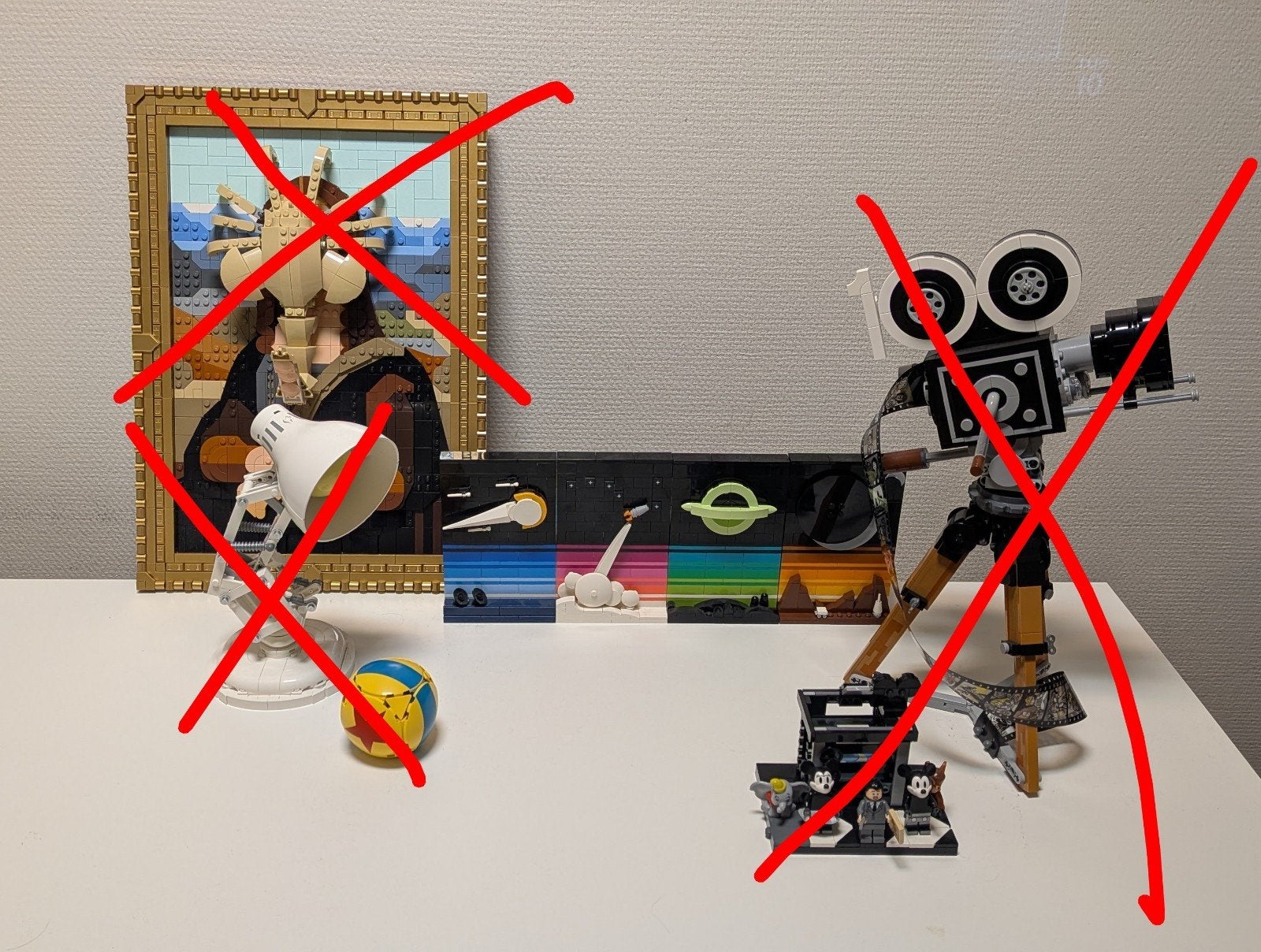 Lego Disney Pixar set: Luxo Jr en Filmcamera, Kinderen en Baby's, Ophalen of Verzenden, Zo goed als nieuw, Overige merken