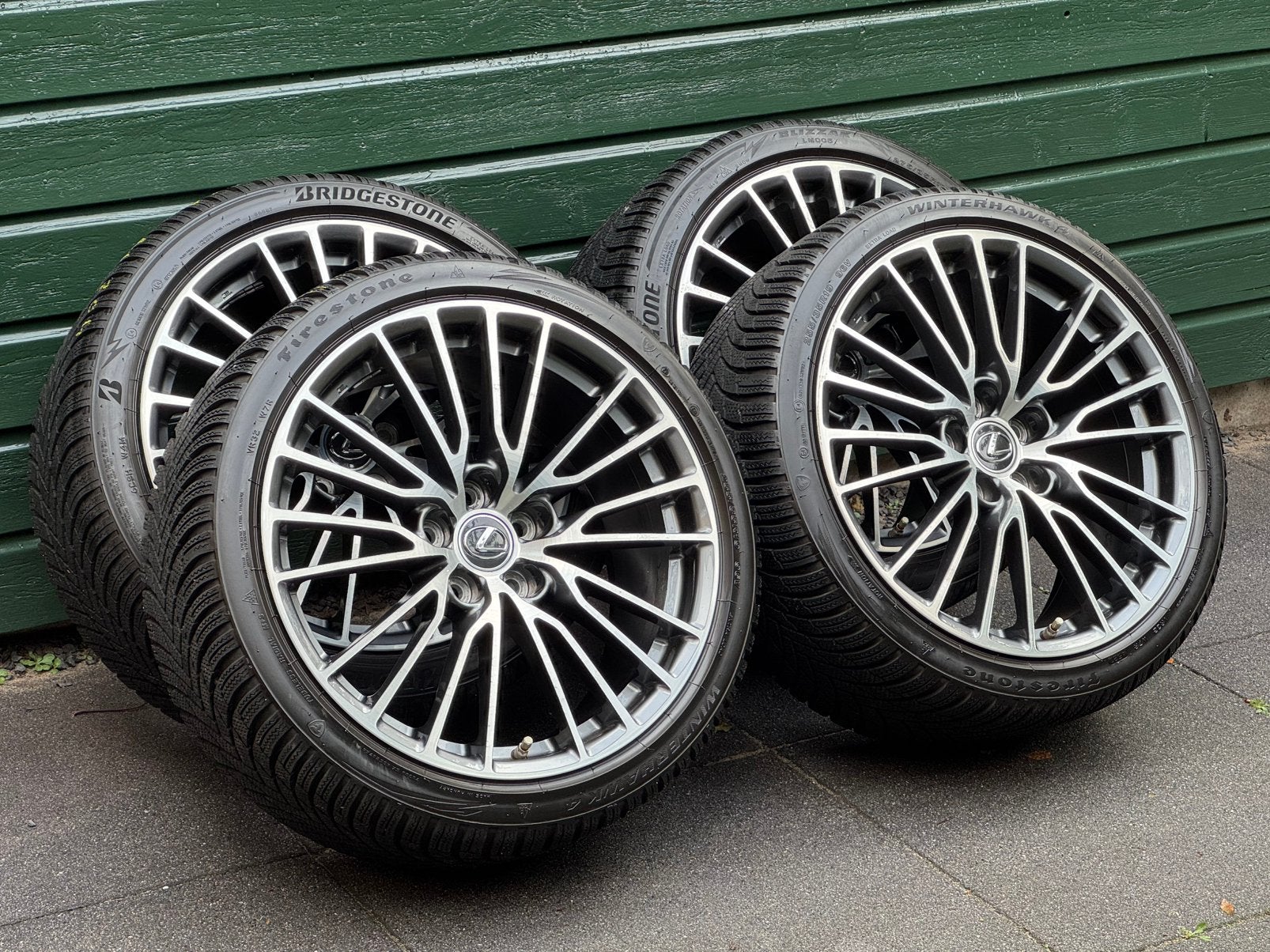 Originele 19" BBS Forged breedset Lexus RC-F, 19 inch, Gebruikt, 255 mm, Banden en Velgen