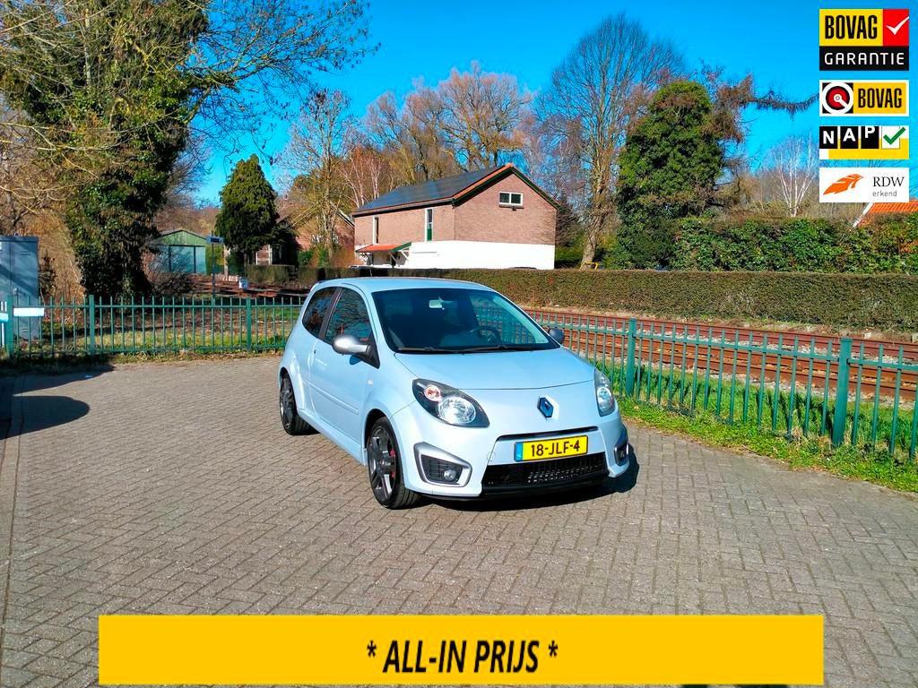 Renault Twingo 1.6 16V RS 133pk 17" sport NL auto airco lage, Auto's, Renault, Voorwielaandrijving, Zwart, 4 cilinders, 4 stoelen