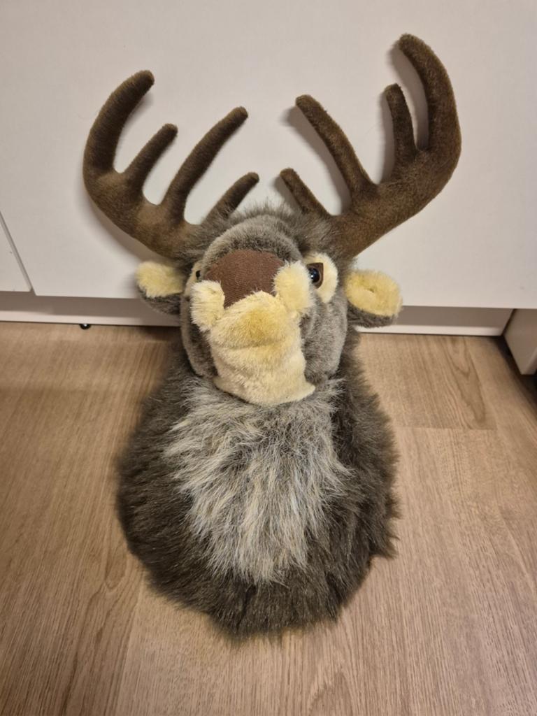 Eland kop wanddecoratie 33 cm, Ophalen of Verzenden