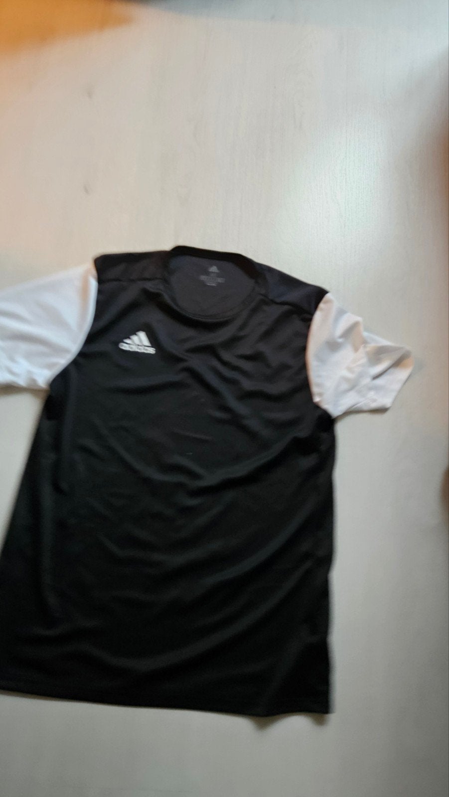 Adidas T-shirt - Zwart/Wit - Maat M, Maat 48/50 (M), Zwart, Ophalen of Verzenden, Adidas
