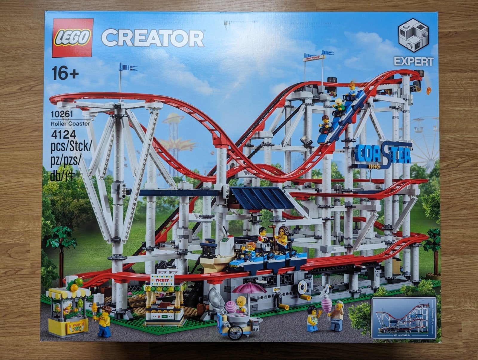 NIEUW lego creator expert rollercoaster, achtbaan 10261, Kinderen en Baby's, Speelgoed | Duplo en Lego, Lego, Nieuw, Ophalen of Verzenden