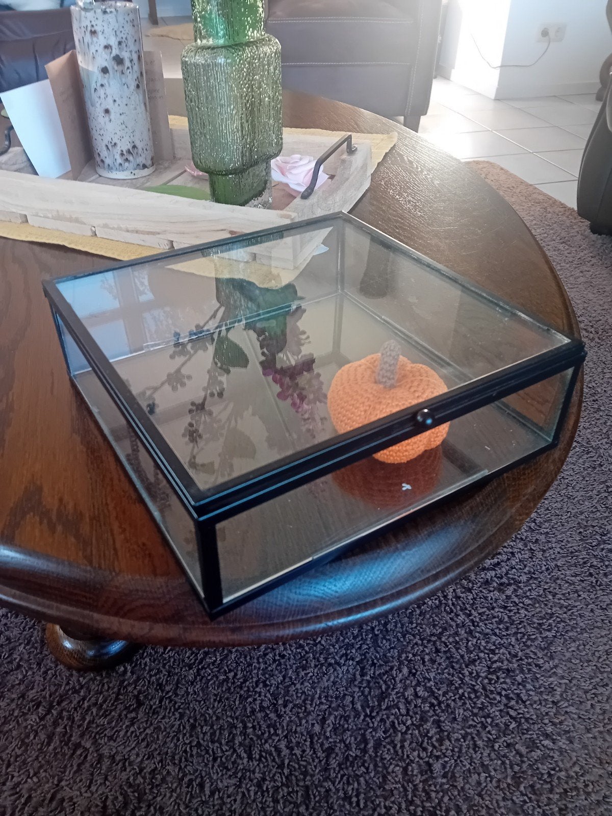 glazen opberg boxen, Ophalen of Verzenden, Nieuw, Rechthoekig, 50 tot 100 cm