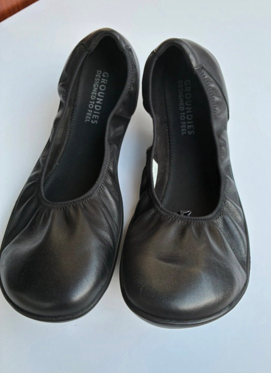 Groundies Lily 3.0 Barefoot Ballerina's Maat 42 Zwart, Verzenden, Nieuw, Zwart, Ballerina's