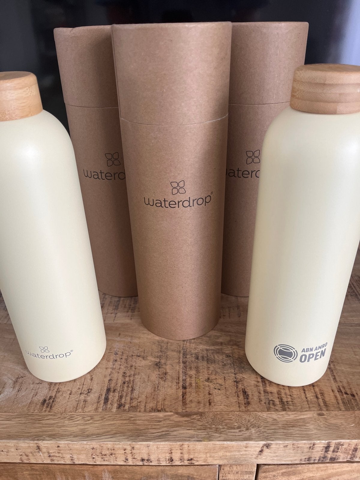 Waterdrop drinkflessen (3 stuks) - Nieuw in verpakking geel, Ophalen of Verzenden, Nieuw