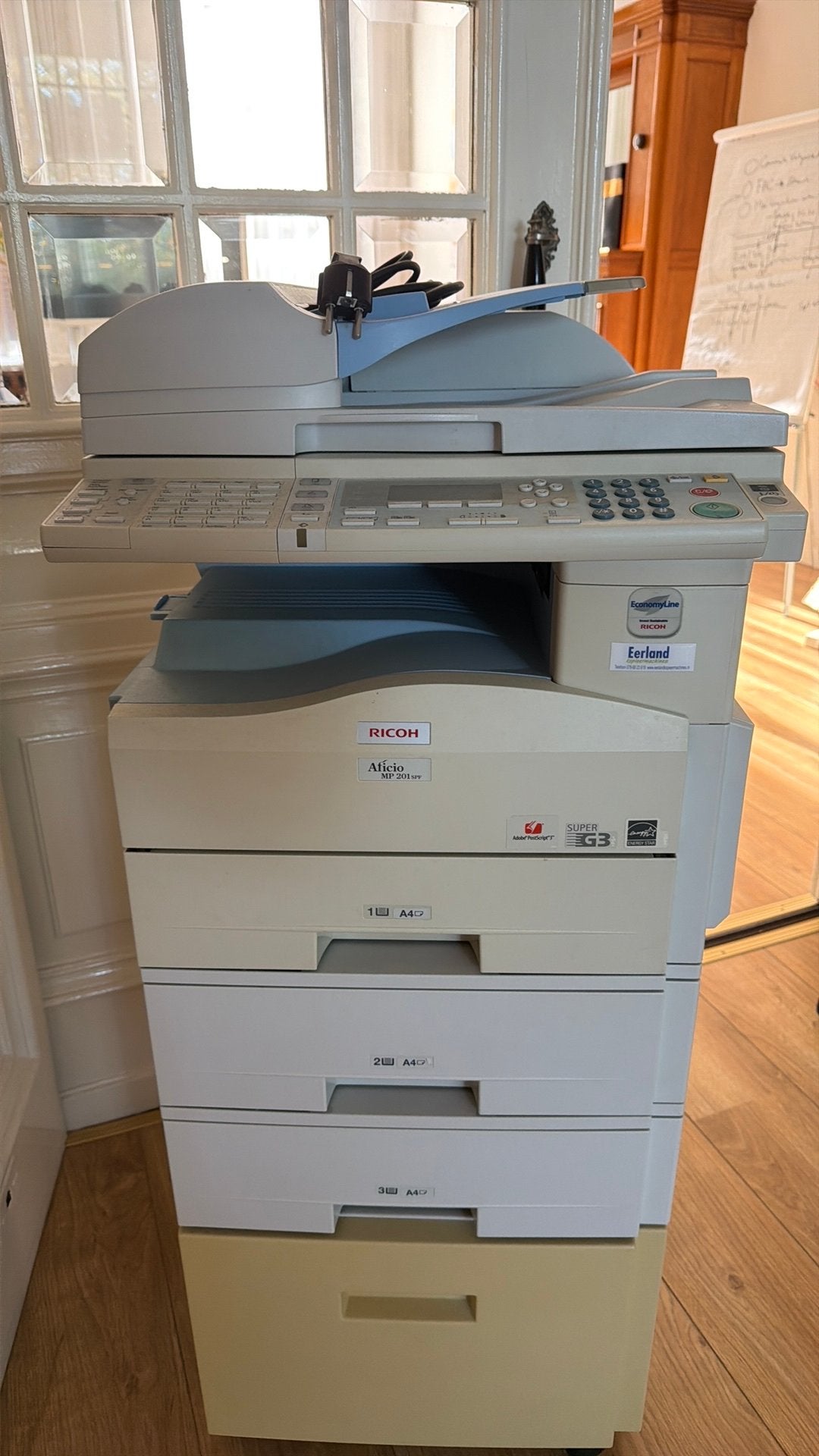 Kantoorprinter - Ricoh Aficio MP 201SPF, Computers en Software, Ophalen, Zo goed als nieuw, Scannen