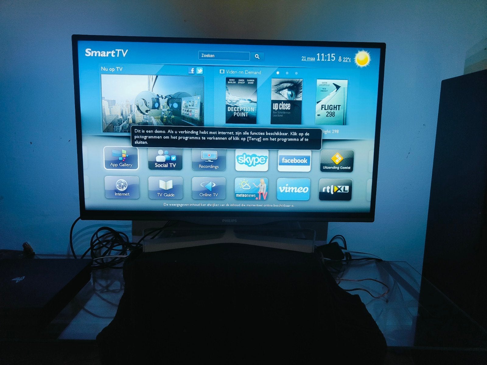 Philips Ambilight 32inch 3D smart led televisie tv, Philips, LED, 50 Hz, Nieuw