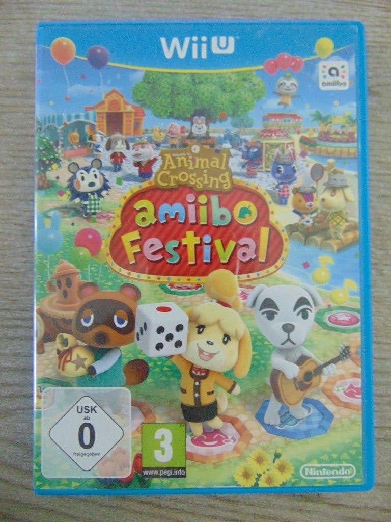 Wii U Animal Crossing Amiibo Festival compleet in doosje, 1 speler, Eén computer, Ophalen of Verzenden, Zo goed als nieuw