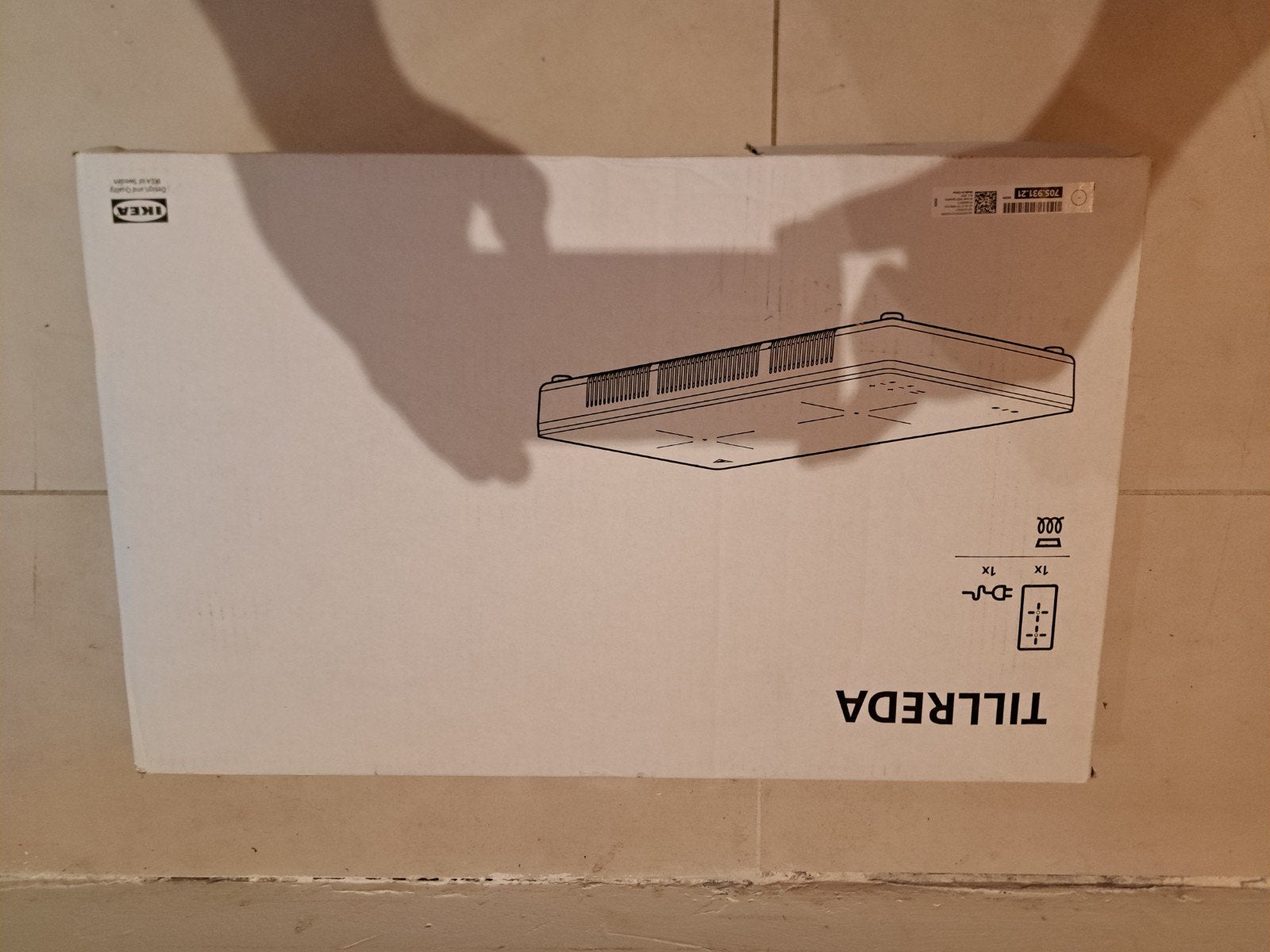 IKEA Tillreda Inductiekookplaat 2-pits - Vrijstaand, Ophalen, 3 kookzones of minder, Zo goed als nieuw, Inductie