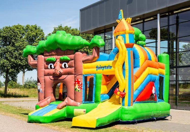 Fairytale sprookjes speel fun springkussen te huur, Ophalen, Zo goed als nieuw, Overige