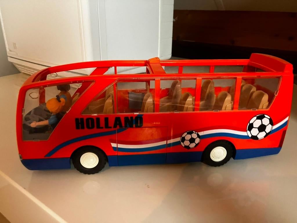 Playmobil Holland / voetbal bus, Ophalen of Verzenden, Gebruikt