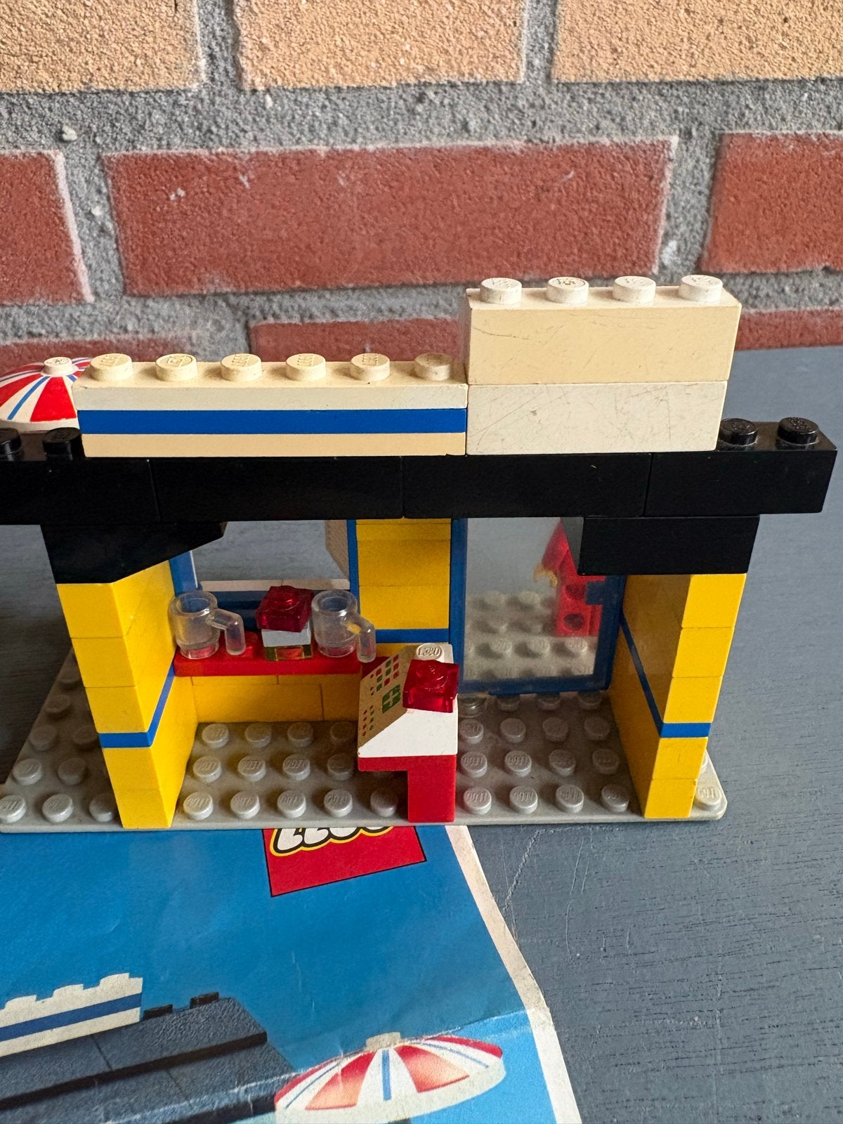 LEGO Legoland 6350 Hamburger Restaurant met instructies, Kinderen en Baby's, Ophalen, Gebruikt, Lego, Compleet