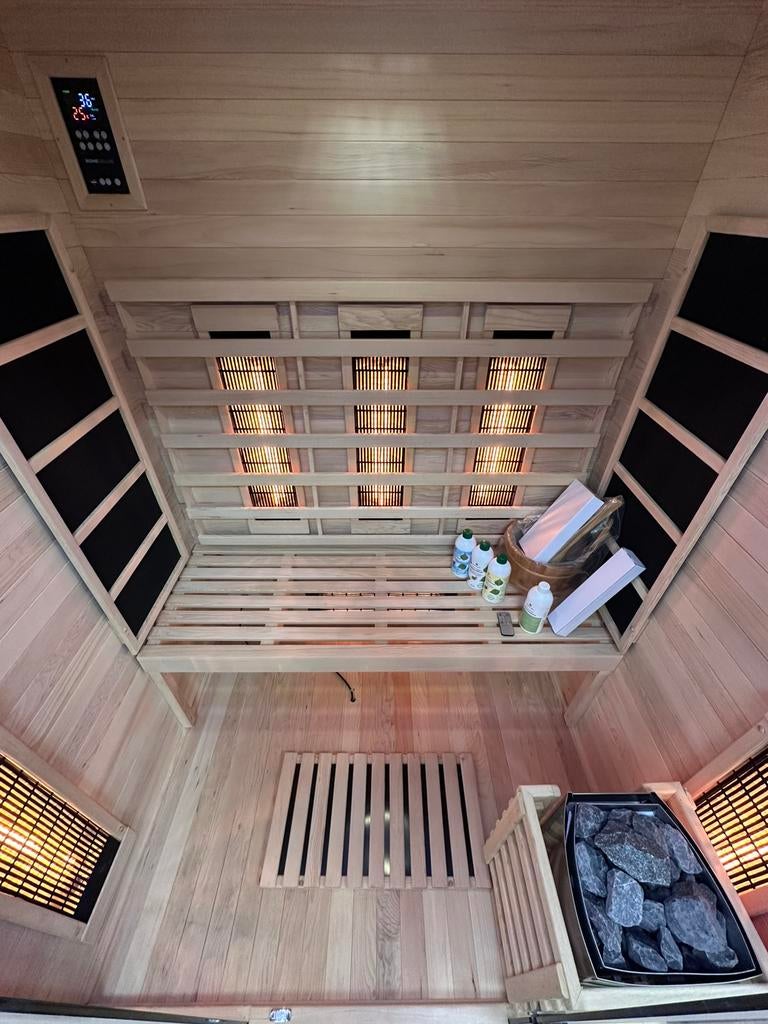 NIEUWE COMBI SAUNA | INFRAROOD + FINSE | DIRECT LEVERBAAR, Sport en Fitness, Sauna, Info@inner-stillness.nl, Fins of Traditioneel