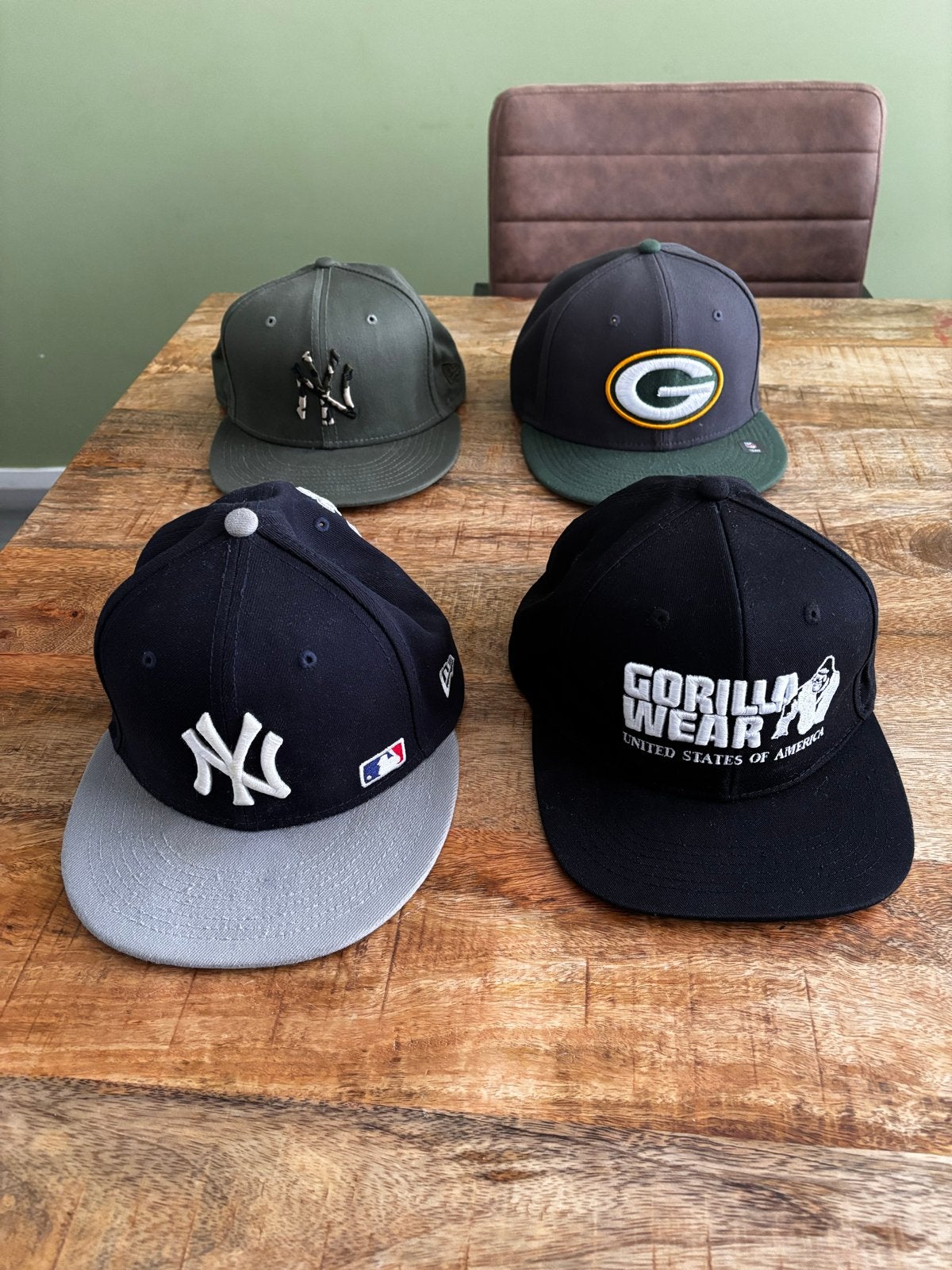Diverse petten: New Era, Gorilla Wear, NFL, Ophalen of Verzenden, Gedragen, One size fits all, Pet