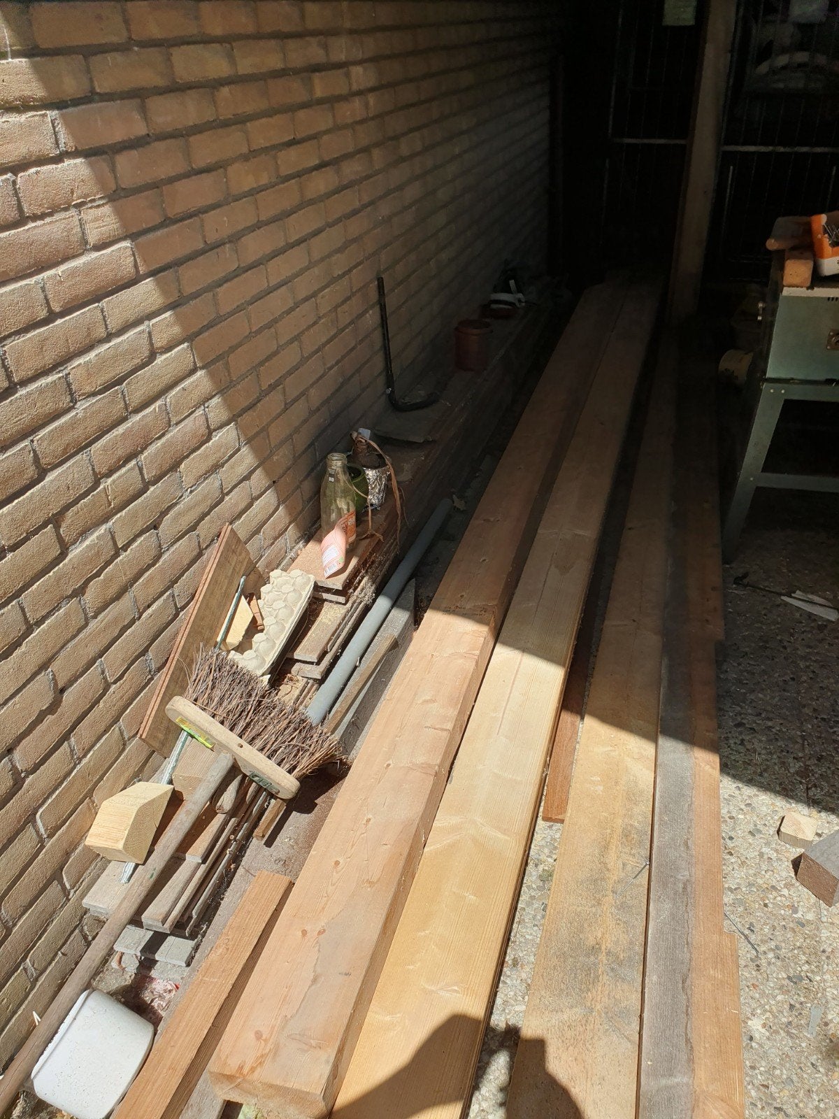 Houten balken, Ophalen of Verzenden, 250 cm of meer, Balken