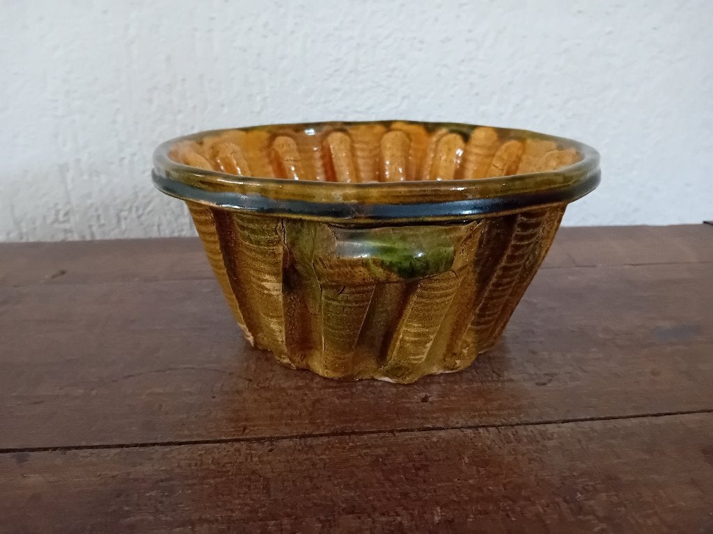 Prachtige geglazuurde tulbandvorm ,keramiek, 19 de eeuw, Ophalen of Verzenden