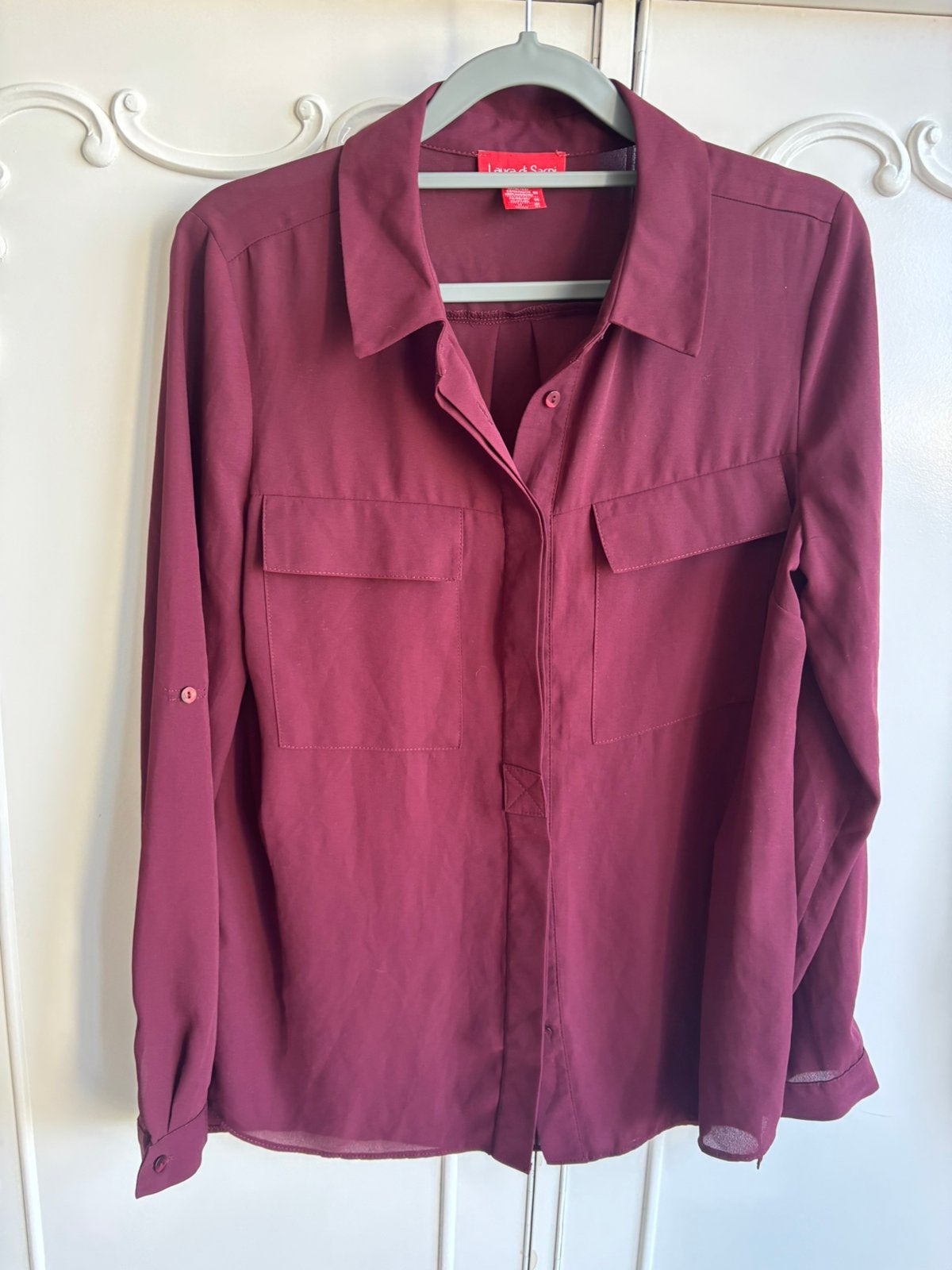 Nieuw Bordeaux voile blouse Laura di Sarpi maat 36, Ophalen of Verzenden, Nieuw, Maat 36 (S), Rood