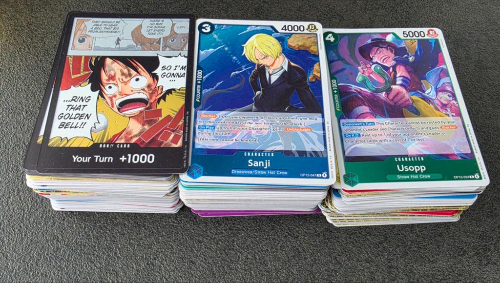 Stapel One Piece Rare Kaarten, Ophalen of Verzenden, Zo goed als nieuw, Meerdere kaarten