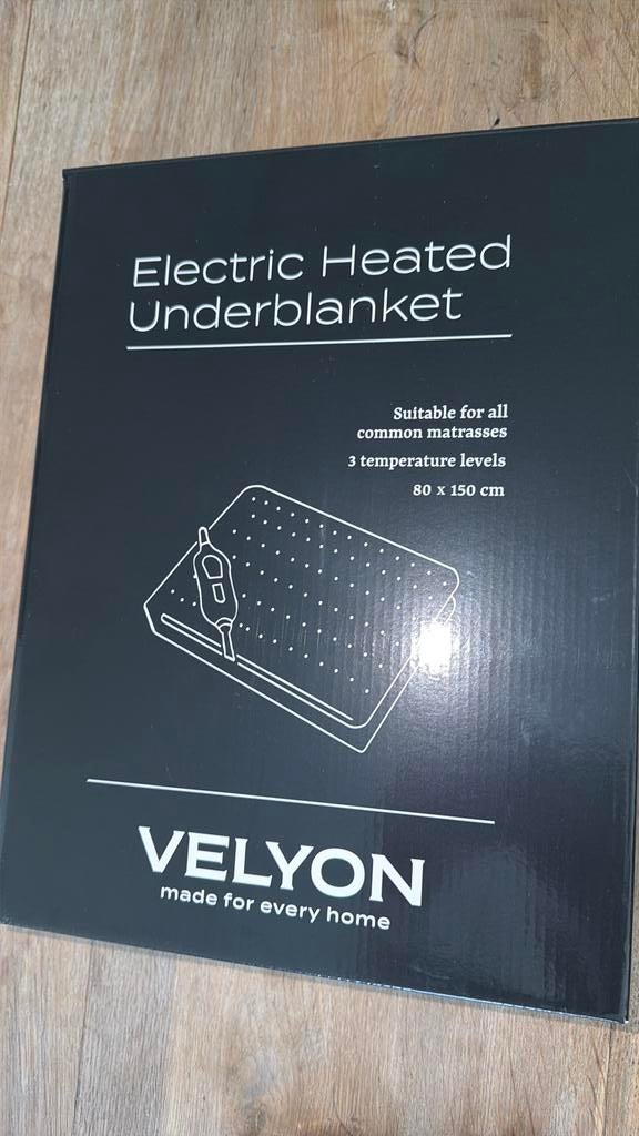 Elektrisch verwarmde onderdeken 80 x 150 cm, Ophalen, Overige maten, Wit, Overige typen