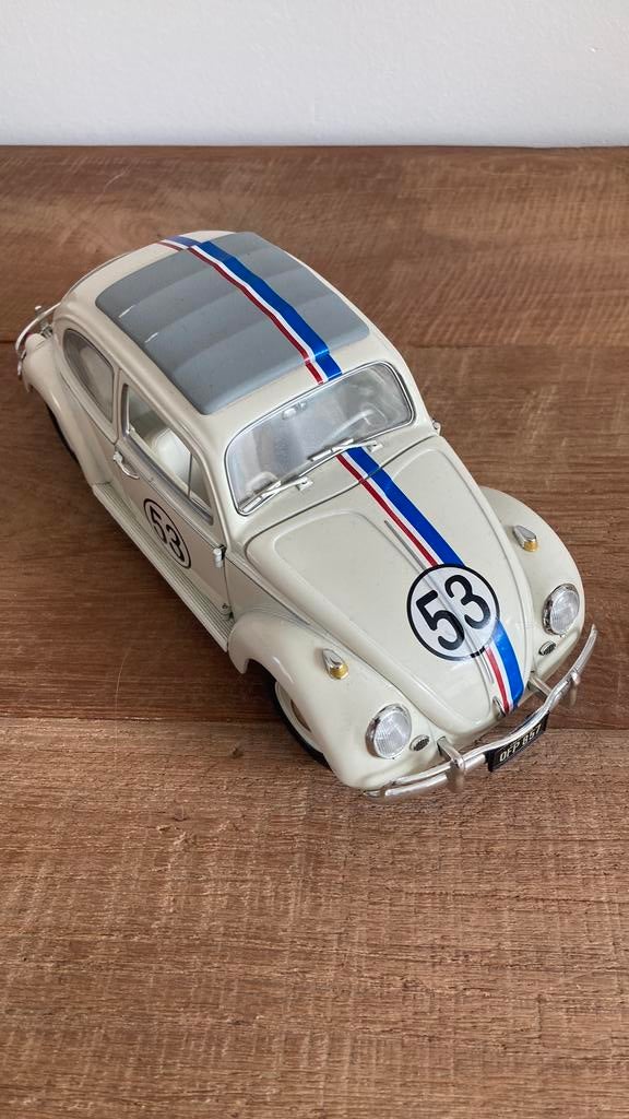 Volkswagen kever 1:18 herbie disney, Hobby en Vrije tijd, Modelauto's | 1:18, Ophalen of Verzenden, Gebruikt, Auto, Bburago