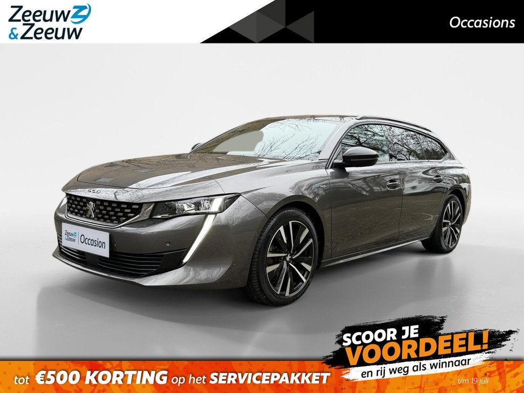 Peugeot 508 SW 1.6 PureTech GT | Stoelverwarming | Massage |, Auto's, Peugeot, Gebruikt, Euro 6, 4 cilinders, Leder en Stof