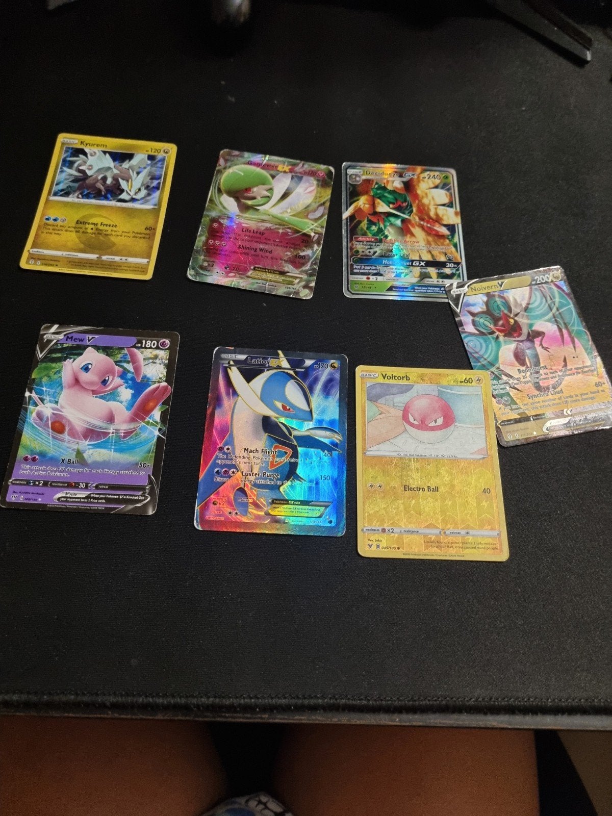 Pokémon kaarten set - Mew V, Kyurem, Gardevoir, Decidueye, Ophalen of Verzenden, Nieuw, Meerdere kaarten, Foil