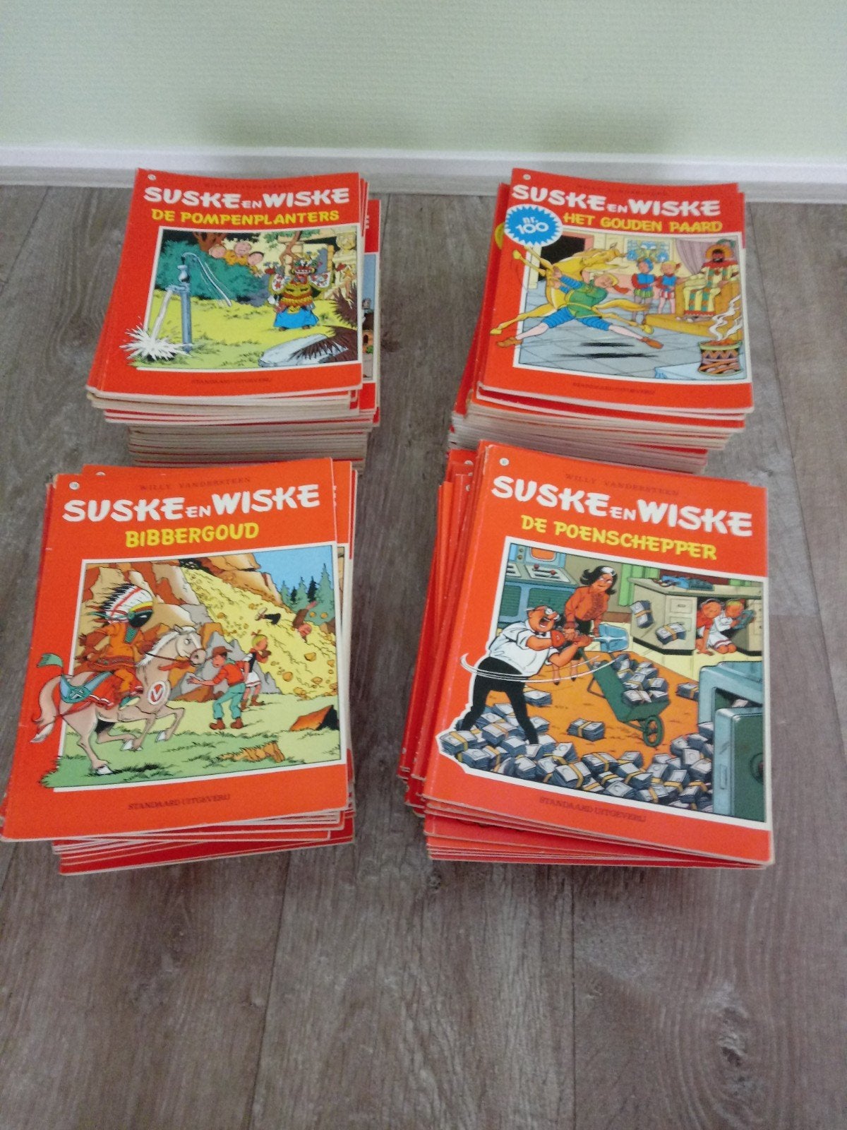111 stripboeken Suske en Wiske, Boeken, Meerdere comics, Ophalen, Gelezen, Europa