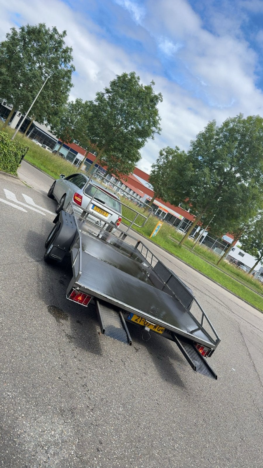 Auto trailer met eigen kenteken - Nieuw gebouwd, Auto-onderdelen, Ophalen of Verzenden, Nieuw