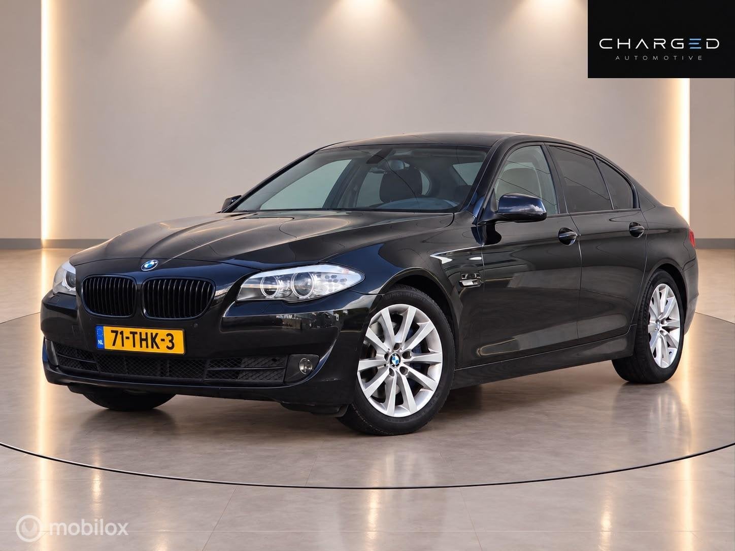 BMW 5-serie 528i High Executive 2012 NL Auto, Auto's, Automaat, Euro 5, Achterwielaandrijving, Gebruikt