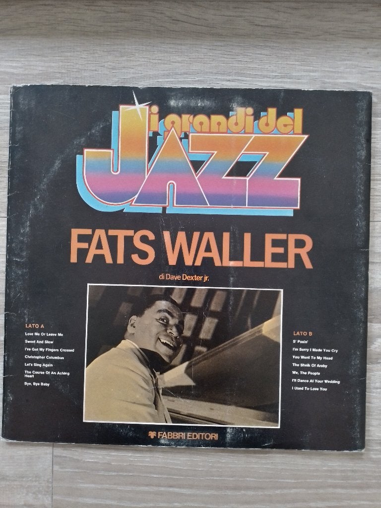 Fats Waller/Jazz, LP, Gebruikt, Ophalen of Verzenden, Inclusief binnenhoes