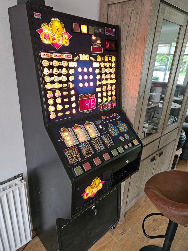 ELAM GROUP "The Club" fruitmachine - Werkend!, Verzamelen, Automaten | Gokkasten en Fruitautomaten, Euro, Ophalen, Gebruikt