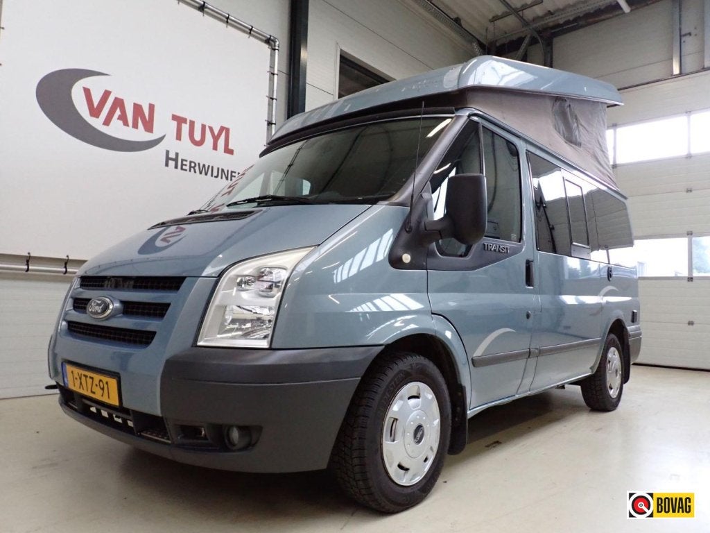 Ford Nugget 140 PK euro 5, Buscamper of Camperbus, Airbags, Koelkast, Bedrijf