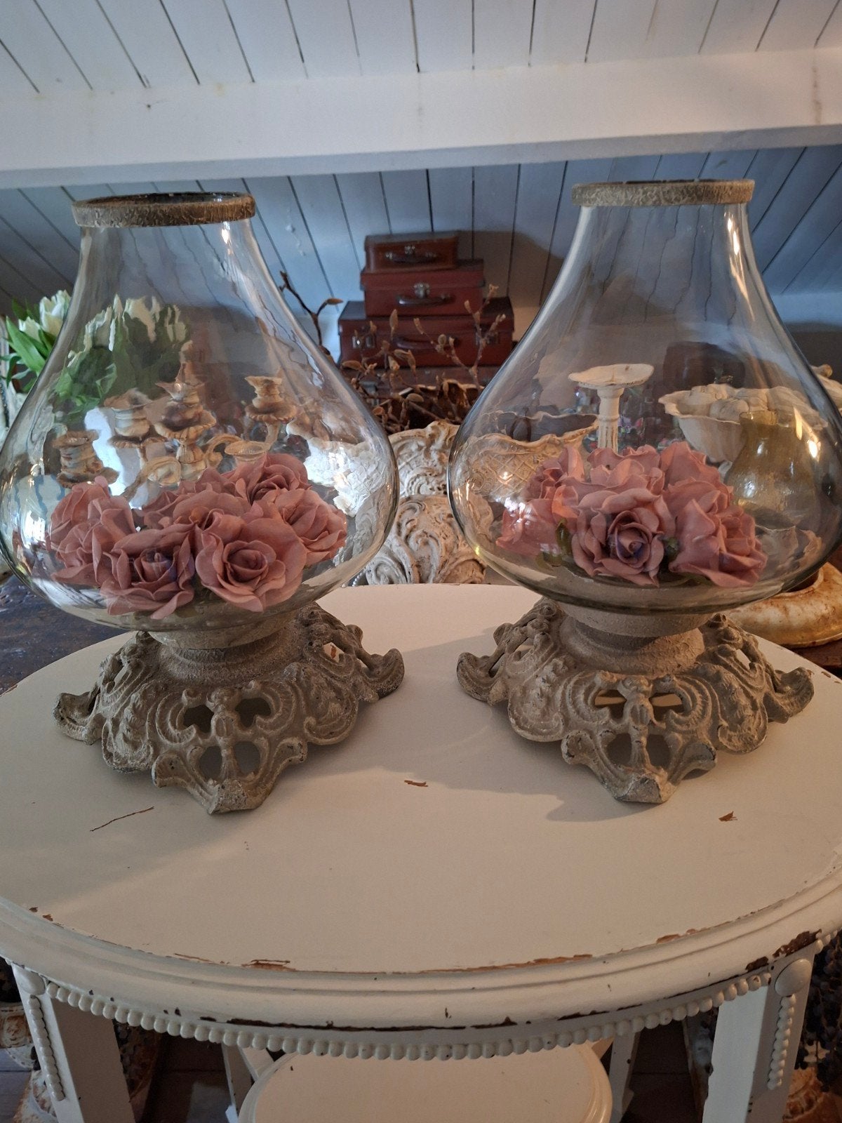 prachtige brocante windlichten ophalen in westervoort, Huis en Inrichting, Woonaccessoires | Stolpen, Ophalen, Zo goed als nieuw