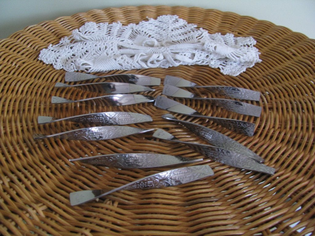 Marcel Wanders * KLM * 12 x roerstaaf # lepel * turbine vorm, Ophalen of Verzenden, Overige typen