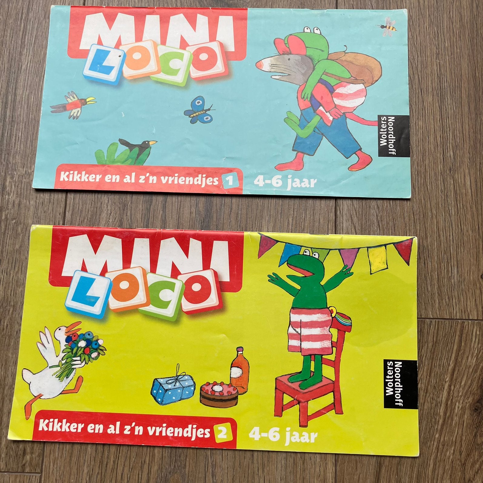 Mini Loco boekjes Kikker en al z’n vriendjes, Ophalen of Verzenden, Gebruikt
