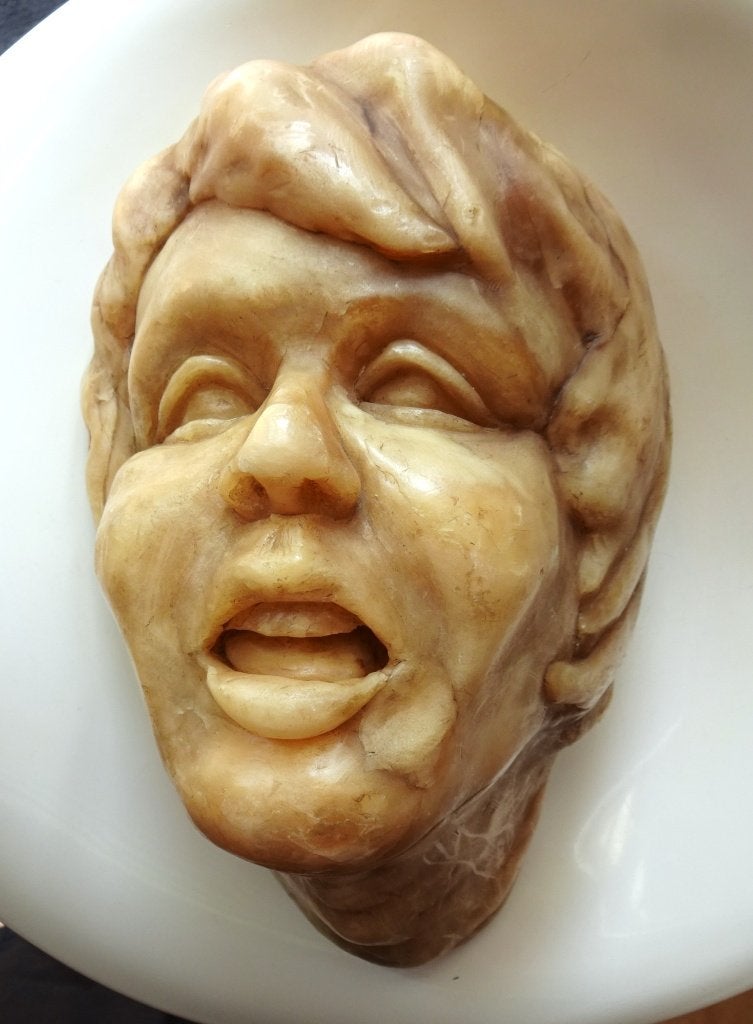 Vintage Franse wax mal voor bronzen sculptuur: gesigneerd, Ophalen of Verzenden